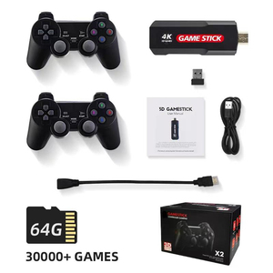 2023 moins cher X2 M8 4K HD TV boîte de jeu jeu bâton consoles de jeux vidéo avec contrôleurs sans fil <span class=keywords><strong>2</strong></span>.4G 30000 jeux pour psp/ps1 - Product Image 1