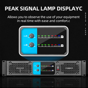 Amply công suất âm thanh chuyên nghiệp H6000 chất lượng cao 600W*2, vỏ kim loại, trở kháng 8ohm 4ohm, dùng cho gia đình, karaoke, sân khấu - Product Image 6