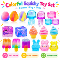 Jouet anti-stress en silicone en forme de dessin animé, souple, à récupération lente, décompression, best-seller