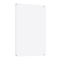 Cadre photo adhésif en acrylique A3 A4 A45 mural pour profil d'enseignant, mur d'honneur, diplôme, licence, certificat, récompense