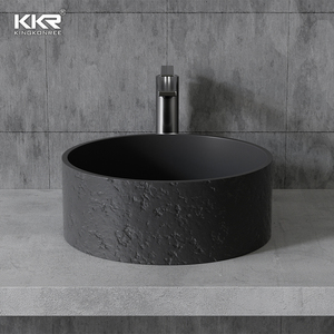 Artículos sanitarios de alta calidad Fabricantes de China Lavabo italiano <span class=keywords><strong>Encimera</strong></span> superior ovalada Lavabo de superficie sólida Lavabo de baño de hotel - Product Image 5