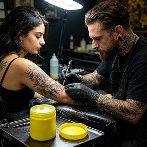 Crème pour tatouage Exclusive Premium 10g 30g 500g pour usage professionnel dans les studios et salons, qualité supérieure - Product Image 1