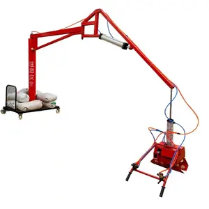 Grab bag machine pneumatic mechanical grapple mobile balance crane auxiliary mechanical arm cement fertilizer handling machine