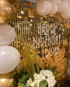 Wholesale Fashion Wedding Decoration Backdrop <strong>Sequin</strong> <strong>Wall</strong> <strong>Sequin</strong> Shimmer <strong>Wall</strong> <strong>Panel</strong> - Product Image 3