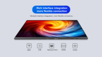 Écran tactile intelligent LCD 4K de 65 pouces, tableau blanc interactif, Android/Windows 14 pour l'enseignement scolaire