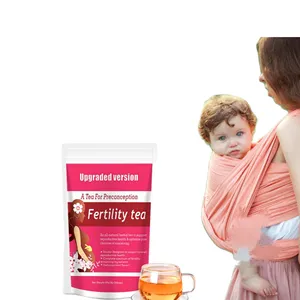 Female Fertility Tea Bag Private Label Natural Herbal Detox Uterus Cleaning Warm Womb Fibroid Fertility Tea For Women