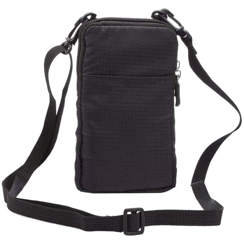Fanny Pack Men's Double Layer Zipper Cross Body
