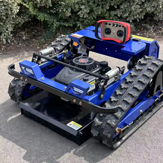 High Quality Heavy Duty Remote Controlled Powered Lawn Mower for Agriculture and Forestry Weeding Crawler Mower