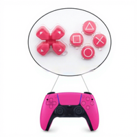 Pièces de rechange pour manette PS5 : D-pad en cristal, boutons ABXY, joysticks, Astro Bot