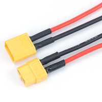 Câble de charge pour véhicule électrique en silicone 10AWG 12AWG 14AWG avec connecteurs XT30 XT60 XT90 pour vélos et trottinettes électriques