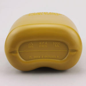 Cantina de acero inoxidable para acampar/senderismo de fábrica Original con muestra gratis y cinturón de cintura con cubierta de nailon verde - Product Image 5