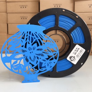 Filamento PLA para Impresora 3D, Resistente a Impactos, para Creación de Prototipos y Obras de Arte, Color Azul y Blanco Porcelana - Product Image 2