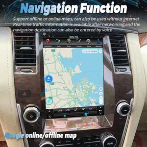 Écran Tesla 12,1 pouces, navigation GPS, autoradio sans fil CarPlay pour Nissan Patrol Y62 2010, lecteur multimédia vidéo Android pour voiture - Product Image 4