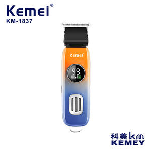 Tondeuse à cheveux électrique miniature Kemei KM-1837 avec écran numérique, rechargeable par USB, étanche, pour usage domestique - Product Image 3