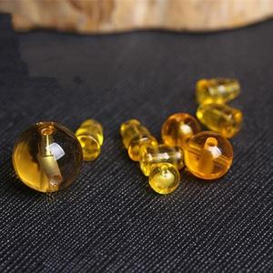 Commercio all'ingrosso citrino Guru perlina 6mm 8mm 10mm 12mm 14mm 3 fori T-perline per Mala perline gioielli bracciali - Product Image 3