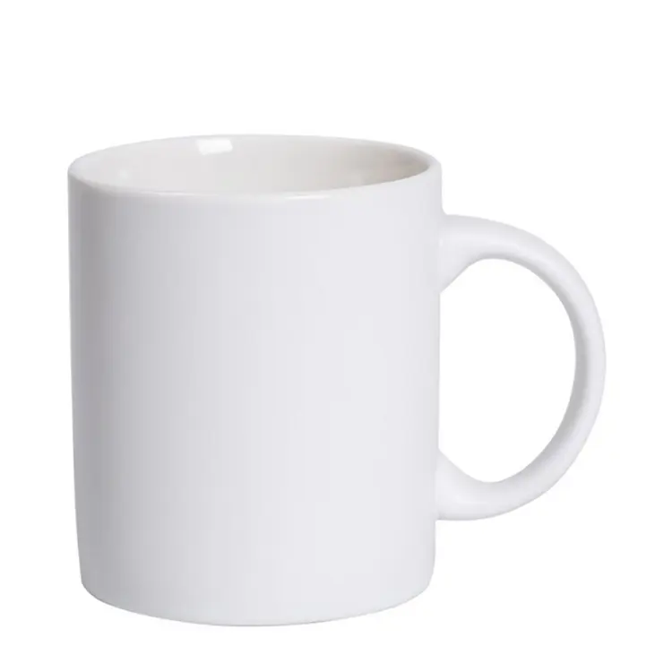 Harmony Großhandel Produkt Minimalist White Business Benutzer definierte DIY Geschenke Milch tee Blank Keramik Kaffeetasse