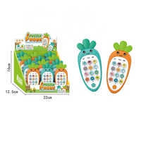 Vente en gros de jouets éducatifs en plastique interactifs pour enfants, jouets pour téléphone portable, animaux de dessin animé, grenouille, canard, lapin