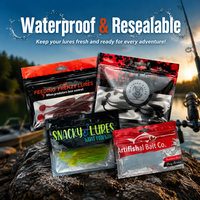Emballage personnalisé pour leurres de pêche, sacs souples transparents pour leurres souples avec plateau blister, emballage en coquille, sac durable et transparent pour leurres de pêche