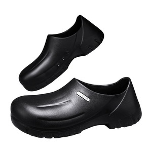 Zapatos de Chef para Hombre, Anti-aplastamiento, Anti-pinchazos, Suela de Goma EVA, Antideslizantes, Impermeables, Resistentes al Aceite, Color Negro - Product Image 5