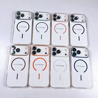Coque magnétique pour iPhone 17 Pro Max, film protecteur d'objectif pour iPhone 16 15, coque transparente pour iPhone 14 Pro Max, accessoires