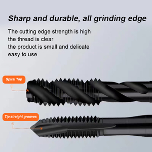 High-Speed Steel <strong>Hand</strong> <strong>Taps</strong> Metric Die for Thread Cutting HSS Material for <strong>Tap</strong> and Die Set M3 M4 M5 M6 M8 M10 M1 - Product Image 5