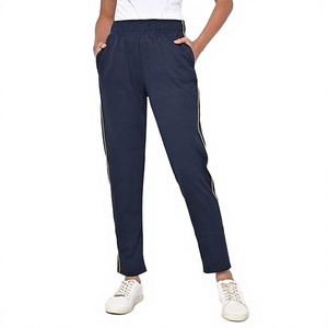 Pantalones Deportivos de Moda para Mujer al por Mayor, Pantalones de Felpa de Algodón Suave, Corte Holgado, con Soluciones de Fabricación de Ropa OEM ODM - Product Image 1