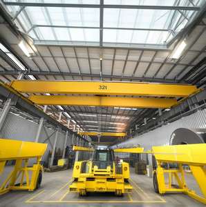 Hochwertige Qdxx Doppelträger-Werkstatt krane FEM Standard 35/50/100t Puente Grua Mobile mit Winden wagen - Product Image 6