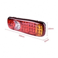 Feux arrière LED pour camion 12V 24V, feux d'avertissement, feux arrière, feux de remorque, feux de stop, feux de recul, indicateurs de sécurité pour camion Volvo DAF RENAULT