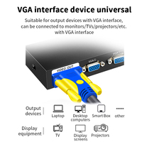 Kabel VGA 3+6 Definisi Tinggi Inti Tembaga Bebas Oksigen Berlapis Emas PVC Abu-abu Grosir Pabrik untuk Komputer TV Jarak Jauh