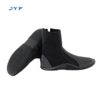 Bottes de plongée JYF en matériau sain, vente directe en gros, bottes aquatiques de plongée 5MM