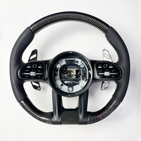 Volant en fibre de carbone pour Mercedes-Benz AMG C63 C43 G63 C300 Classe S W221 W116 W126 W140 W220 W222 W223 (Pièce de rechange)