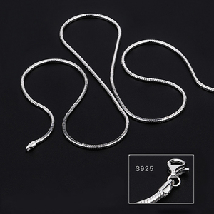 Cadena de Plata de Ley 925, Collar de Cadena de Cuerda, Joyería de Moda Hip Hop para Hombre - Product Image 4