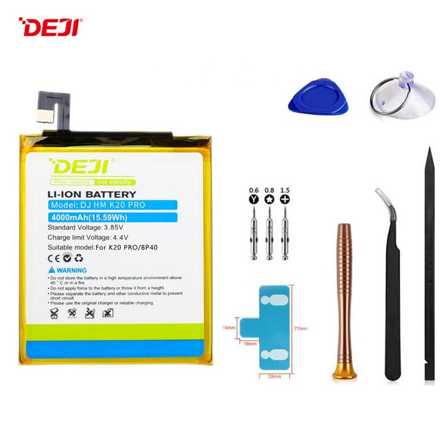 Consumer Electronics BP40 Mobile Phone Battery for Xiaomi Redmi K20 PRO