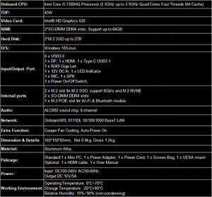 Процессор Intel NUC Core i5 7300HQ, 2,5 ГГц до <span class=keywords><strong>3</strong></span>,5 ГГц, четырехъядерный игровой ультра мини-ПК - Product Image 6