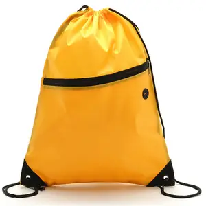 2024 फ़ैक्टरी कस्टम रीसायकल वैयक्तिकृत मुद्रित बड़े धूल बैग पॉलिएस्टर बैकपैक ड्रॉस्ट्रिंग बैग