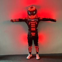 Usine OEM rechargeable multicolore adultes LED robot Alien Predator danse performance vêtements pour discothèque Party Bar
