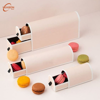 Emballage Cadeau Luxe Personnalisé en Carton avec Fenêtre Transparente, Logo en Feuille Métallisée et Insert en Plastique pour Pâtisseries, Biscuits, Desserts, Boulangerie, Café