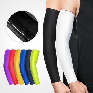 Pelindung UV basket bersepeda lengan penyangga lengan olahraga luar ruangan Logo kustom lengan kompresi elastis - Product Image 2