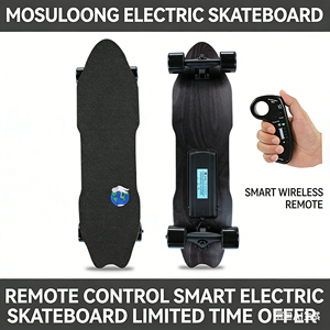 Trottinette Électrique MUSULON à Quatre Roues pour Débutants Adultes, Télécommandée, Type Skateboard Conan, Double Moteur, Gadget de Mobilité - Product Image 4