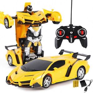 Juguete <span class=keywords><strong>de</strong></span> Control Remoto Transformable <span class=keywords><strong>2022</strong></span>, Gran Venta, Escala 1:18, 5 Canales, Coche Deformable, Robot <span class=keywords><strong>de</strong></span> Control Remoto con Batería Recargable - Product Image 2