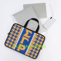 Sac d'ordinateur personnalisé pour la sororité Sigma Gamma Rho, sac portable multi-tailles pour le bureau, fournitures de bureau, thème personnalisé, vente en gros