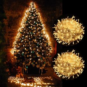 Guirlande lumineuse LED étanche pour extérieur, décoration de Noël, guirlande féerique, décorations pour chambre, jardin, fête - Product Image 2