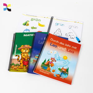 Livres d'apprentissage pour enfants à reliure spirale Alphabet Livres de coloriage pour enfants écologiques personnalisés - Product Image 3