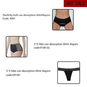 Braguitas Menstruales de Encaje Sexy para Mujer, Ropa Interior Tipo Tanga a Prueba de Fugas, Impermeables para Incontinencia y Periodo - Product Image 2