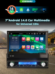 Miglior Autoradio Universale Android 14 ES8568U da 7 Pollici 1 Din con Lettore <span class=keywords><strong>DVD</strong></span>, GPS <span class=keywords><strong>Auto</strong></span> 4G, Carplay, Connessione Wifi USB, <span class=keywords><strong>Stereo</strong></span> 4K - Product Image 2
