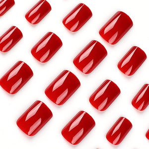 24 <span class=keywords><strong>Uñas</strong></span> Postizas <span class=keywords><strong>Cortas</strong></span> Cuadradas <span class=keywords><strong>de</strong></span> <span class=keywords><strong>Diseño</strong></span> Clásico, Estilo Francés, Material ABS, <span class=keywords><strong>Uñas</strong></span> Postizas <span class=keywords><strong>de</strong></span> Colores Sólidos <span class=keywords><strong>para</strong></span> Dedos - Product Image 4