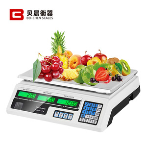 Bilancia elettronica 40kg scala di valutazione elettronica ha detto verdura e frutta piatto piatto - Product Image 4