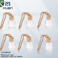 Bouteilles de parfum suspendues rondes vides personnalisées de 8 ml pour voiture, de luxe et rechargeables - MOQ 10000 pièces