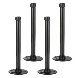 Ống chân đế màu đen Heavy Duty hỗ trợ mộc mạc kim loại thép nổi gắn gang công nghiệp DIY Kệ ống tường <span class=keywords><strong>Bracket</strong></span> - Product Image 2