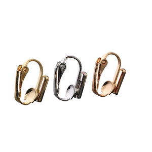Pendientes de clip de aleación de cobre en forma de U, convertidor de clip para la oreja, antideslizante, sin dolor, para orejas sin perforar - Product Image 5
